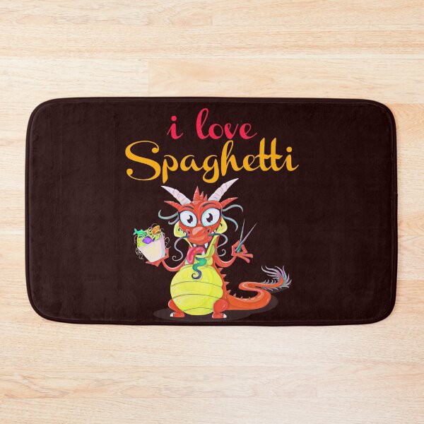 Artikelvorschau, Ich liebe Spaghetti. Drachen. entworfen und verkauft von doctors-apparel.