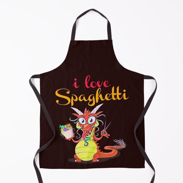 Artikelvorschau, Ich liebe Spaghetti. Drachen. entworfen und verkauft von doctors-apparel.