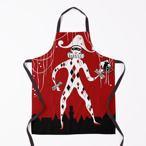 Item preview, Retro vintage style harlequin clown designed and sold by aapshop.
