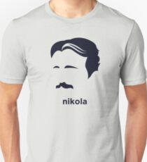 Nikola Tesla (Hirsute History) Unisex T-Shirt
