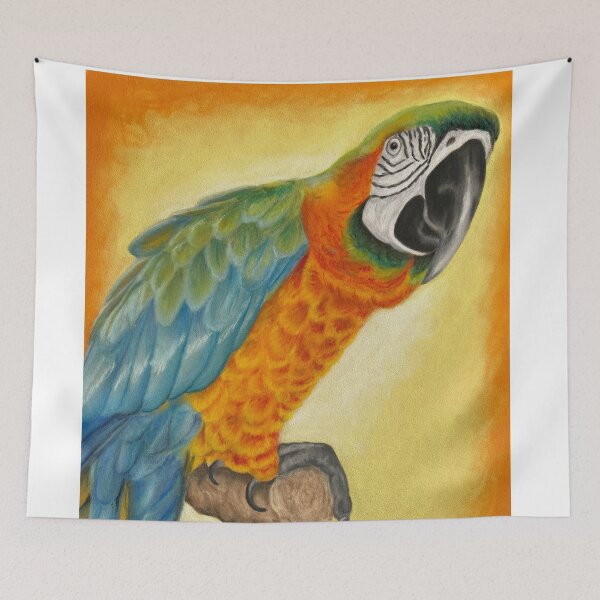 Item preview, Macaw on Perch designed and sold by TBeckerDesigns.