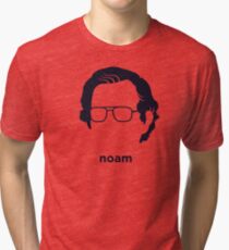 Noam Chomsky (Hirsute History) Tri-blend T-Shirt