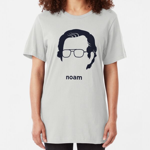 Noam Chomsky (Hirsute History) Slim Fit T-Shirt