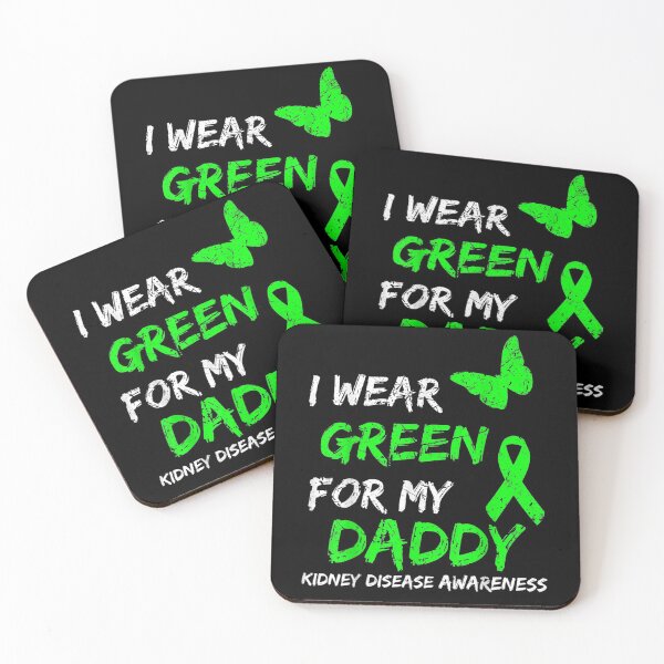 Item preview, Kidney Disease I Wear Green For My Daddy Ribbon  designed and sold by ninapfvu.