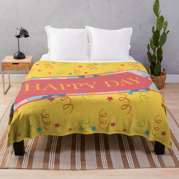 Item preview, Happy day, joyful text designed and sold by printhappy.
