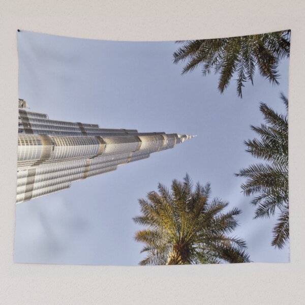 Item preview, Burj Khalifa Dubai Palm Trees  designed and sold by Londonimages.