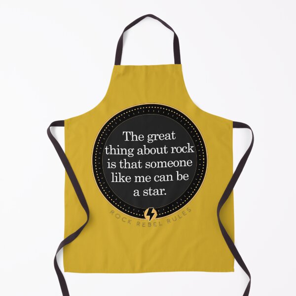 Item preview, The Great Thing of rock is that someone like me can be a star designed and sold by RockRebelRules.