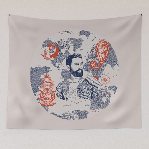 Item preview, Tattooed sailor designed and sold by christo_ SZK.