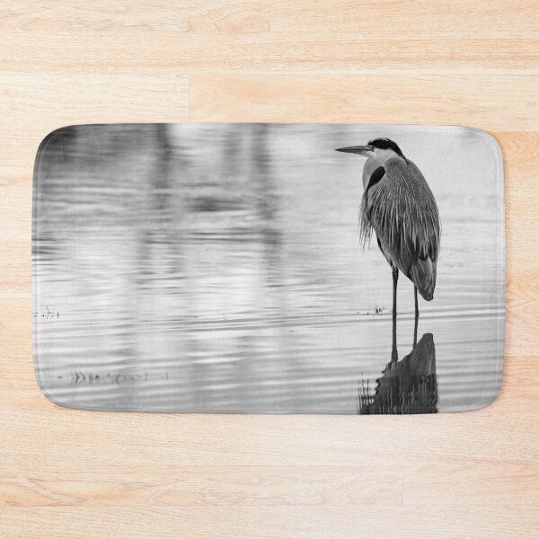 Item preview, Heron in black and white designed and sold by Dalyndigital Photography.