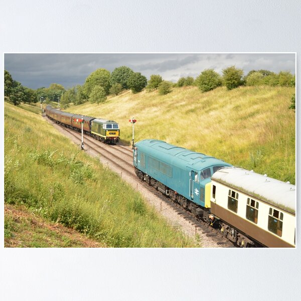 Item preview, Hymek & Peak designed and sold by RailwayRambler.