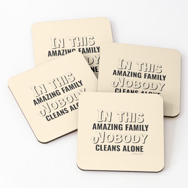 Item preview, Nobody Cleans Alone Fun Housekeeping Cleaning Lady Gifts designed and sold by SavvyCleaner.