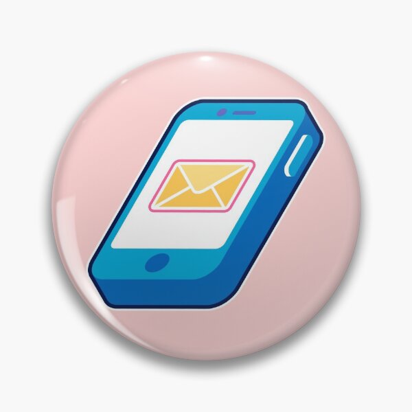 Item preview, Smartphone Text Me Message | Blue Isometric Phone Design designed and sold by warmfuzzylogic.