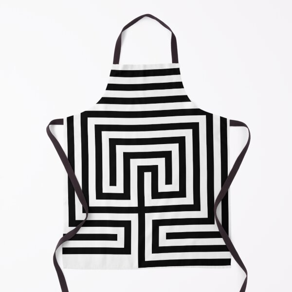 Item preview, Cretan labyrinth black and white designed and sold by aapshop.