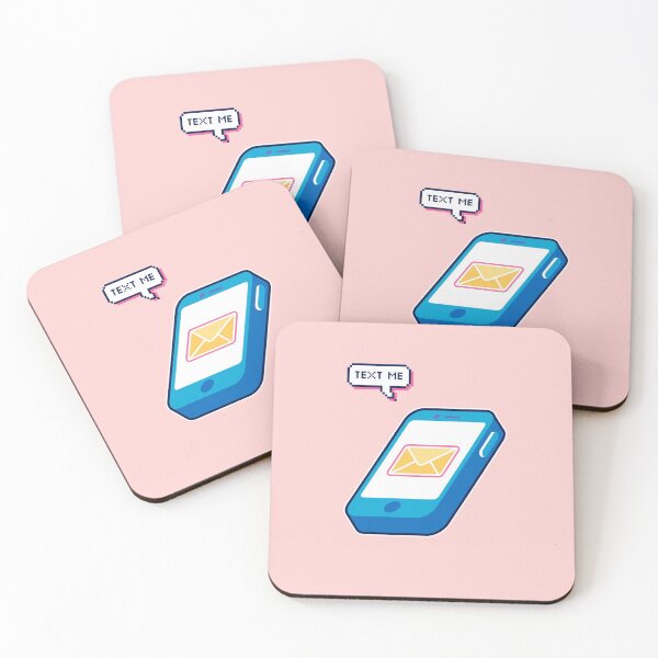 Item preview, Smartphone Text Me Message | Blue Isometric Phone Design designed and sold by warmfuzzylogic.