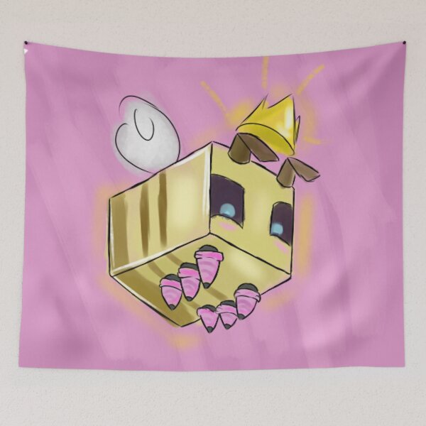 Item preview, Minecraft Queen Bee Art designed and sold by JoeMahoney.