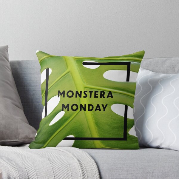 Aperçu de l'œuvre monstera lundi photo noir créée et vendue par cam-graphics.