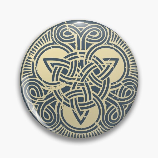 Item preview, Wild Atlantic Route, Ireland - Celtic Triskele Knot -  Blue/Beige designed and sold by ROADTROOPER.