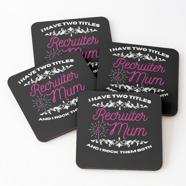 Item preview, I have two titles, recruiter and mum and I rock them both designed and sold by Click-Like.