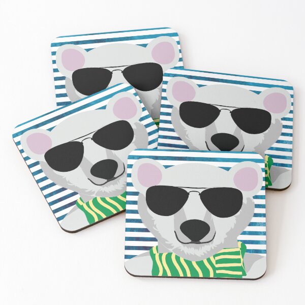 Item preview, lovely cool white bear designed and sold by myseptember18th.