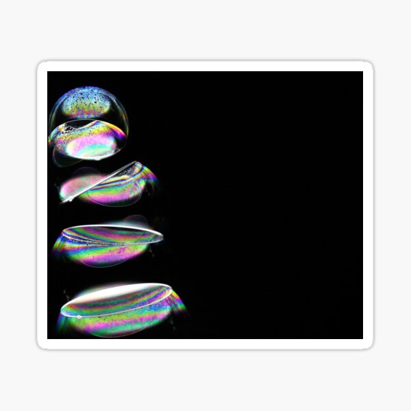 Falling tower - soap bubbles Sticker