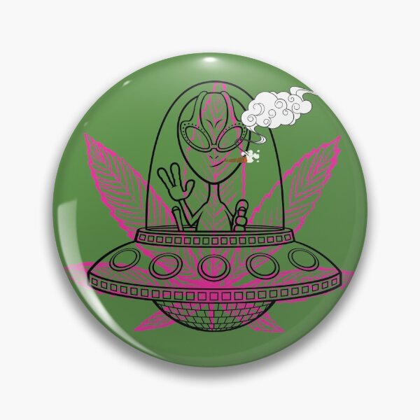 Item preview,  ALIEN Stoner.Smart Successful Stoner. Spiritual Universe designed and sold by AlfaEcho.