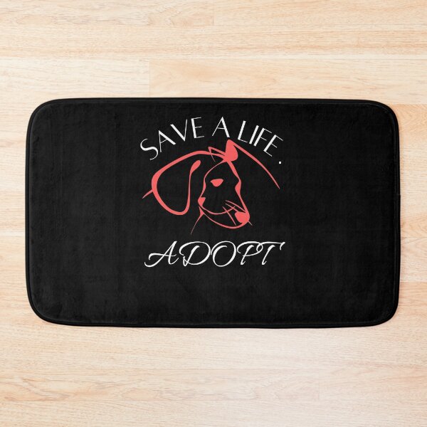 Item preview, Save A Life Adopt Animal Rescue awareness  designed and sold by arteesy.