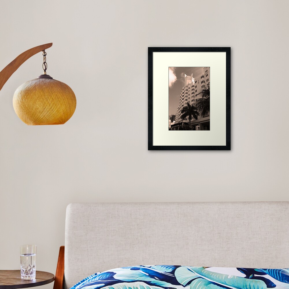 Miami Beach - Art Deco Framed Art Print
