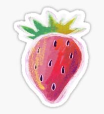 Pastel Strawberry Sticker