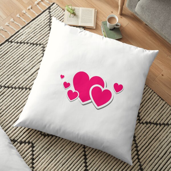 heart, heart-shaped Floor Pillow