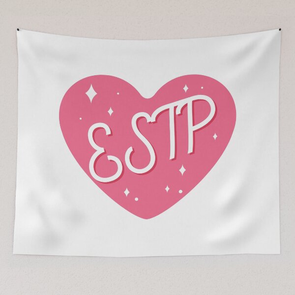 Item preview, ESTP personality typography designed and sold by Morcawork.