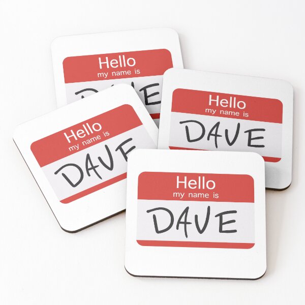 Item preview, Hello my name is Dave designed and sold by JCalvert-Design.