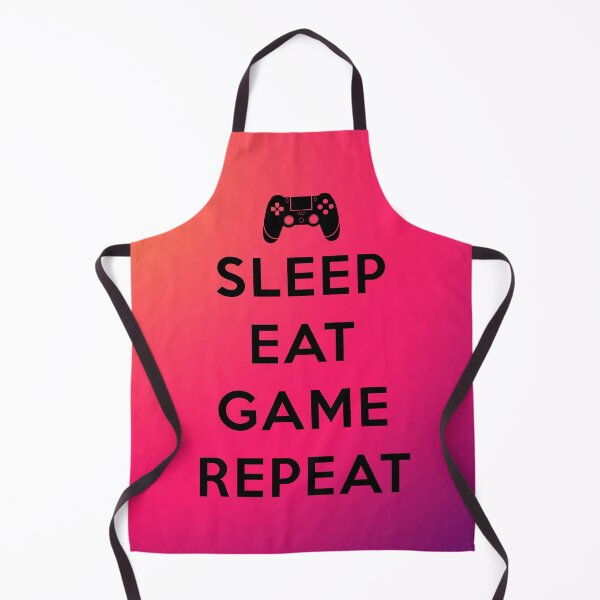 Item preview, Sleep Eat Game Repeat (Black) designed and sold by SoulArtLove.