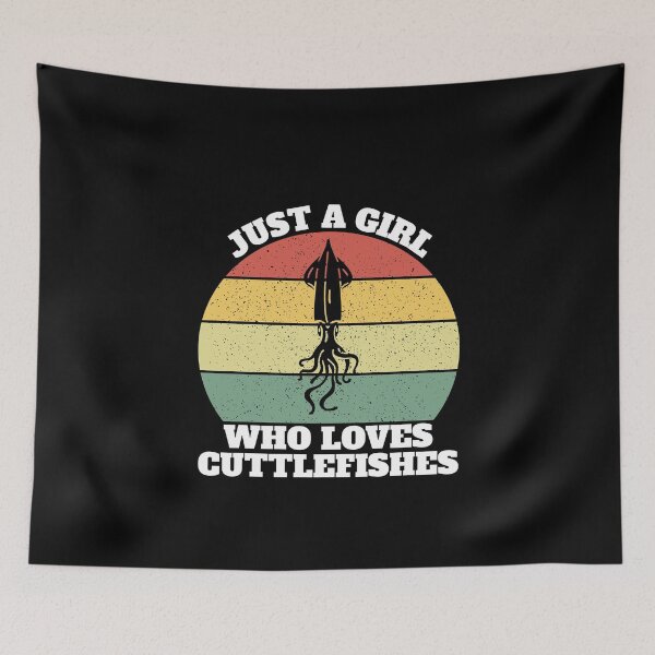 Item preview, Just A Girl Who Loves  Cuttlefishes designed and sold by Salvadax.