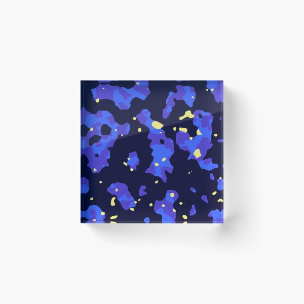 Item preview, Abstract Organic Blue Pattern designed and sold by warmfuzzylogic.