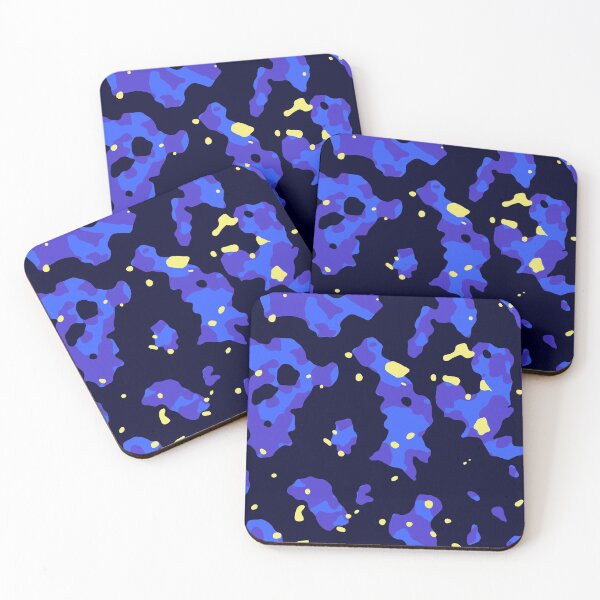 Item preview, Abstract Organic Blue Pattern designed and sold by warmfuzzylogic.