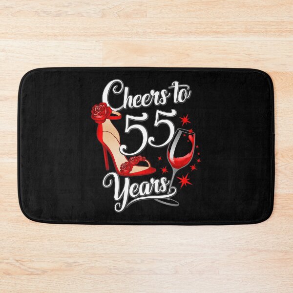 Item preview, 55th Birthday. Cheers to 55 years women’s, ladies designed and sold by iclipart.
