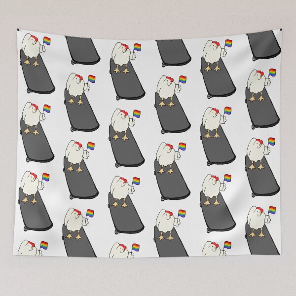 Item preview, Skater Chicken designed and sold by emisnotcold.