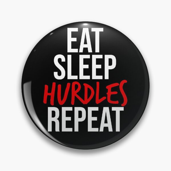Item preview, Eat sleep hurdles repeat designed and sold by Dinashop.
