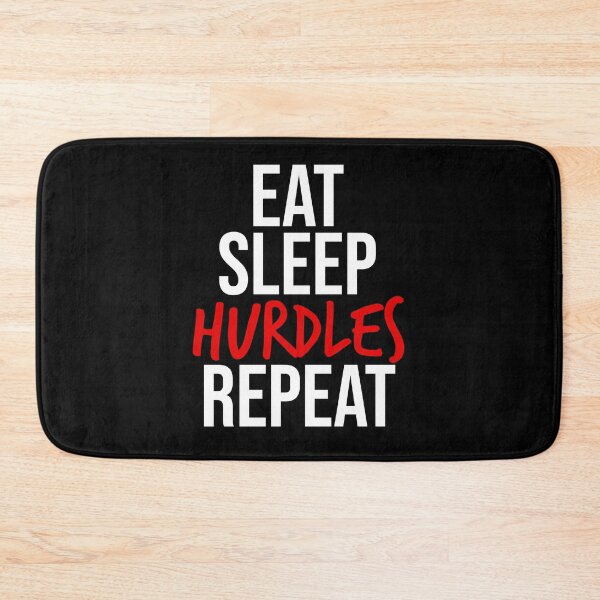 Item preview, Eat sleep hurdles repeat designed and sold by Dinashop.