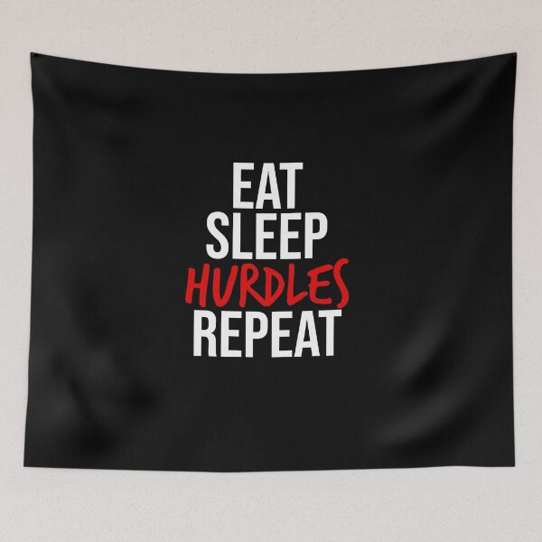 Item preview, Eat sleep hurdles repeat designed and sold by Dinashop.