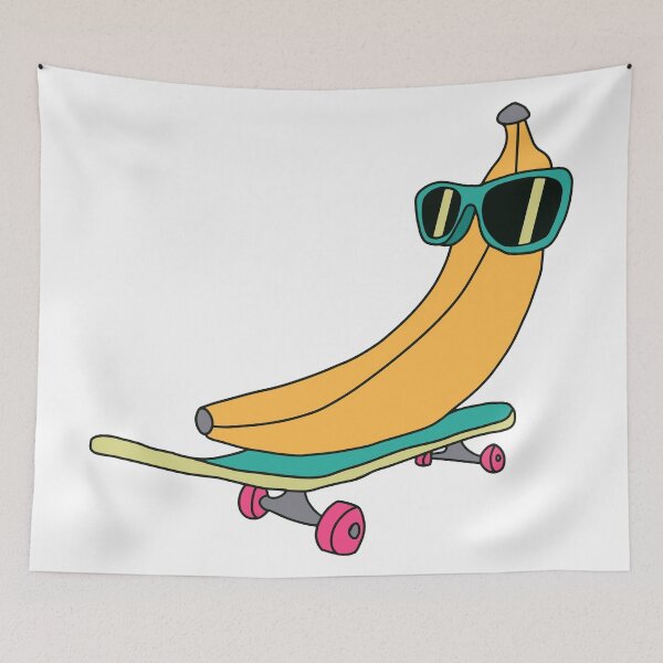 Item preview, Cool Skater Banana designed and sold by Gabriela Simon.