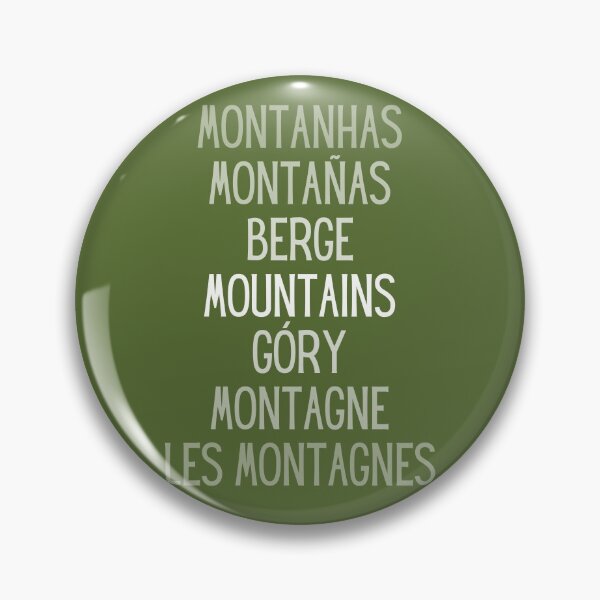 Item preview, Mountains, foreign languages designed and sold by Unchainthebeast.