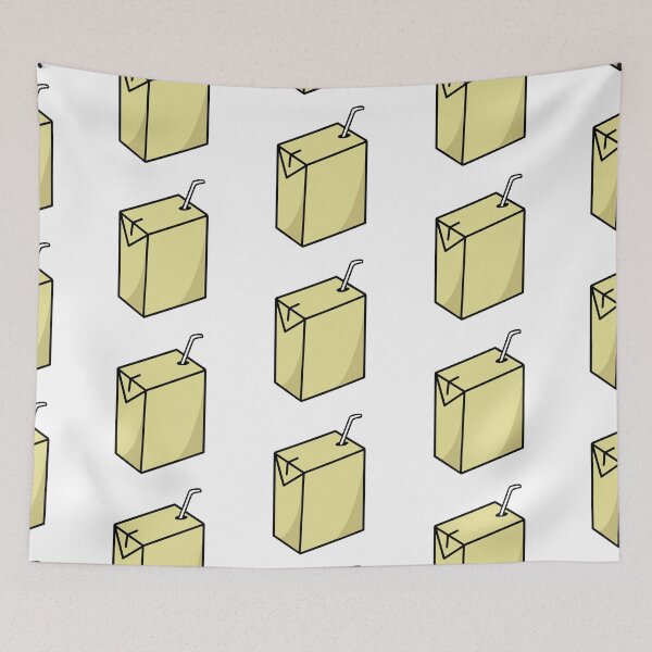Item preview, yellow juice box  designed and sold by disclaimersong.
