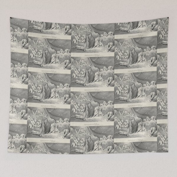 Item preview, Etching from Dante's Inferno designed and sold by Vintage Designs +.