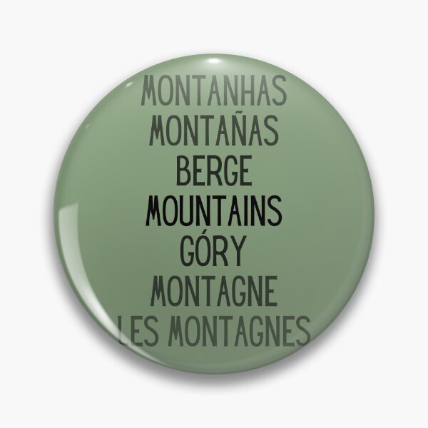 Item preview, Mountains, foreign languages designed and sold by Unchainthebeast.