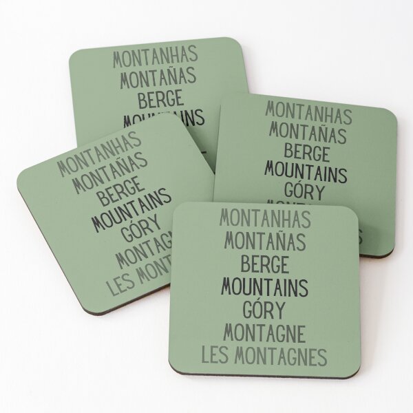 Item preview, Mountains, foreign languages designed and sold by Unchainthebeast.