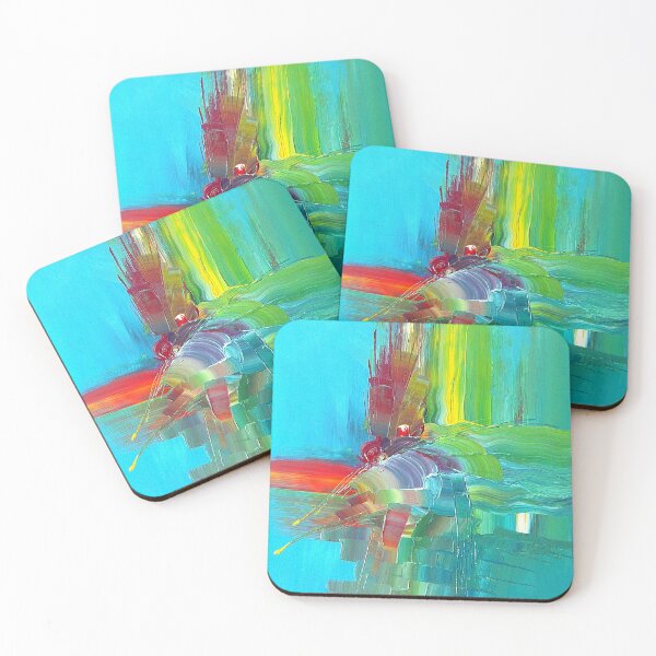 Le chemin du ciel Dessous de verre (lot de 4)