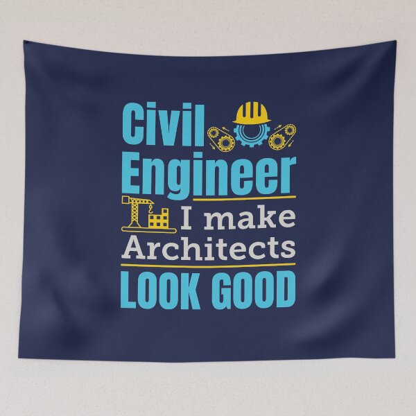 Item preview, Civil Engineer I Make Architects Look Good Funny Engineering Gift designed and sold by jaygo.