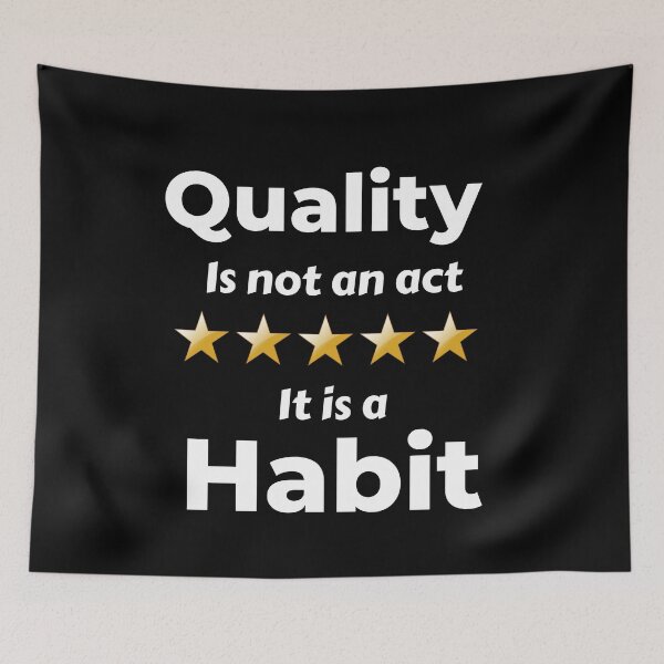Item preview, Quality Is Not An Act It Is A Habit designed and sold by Johan Liebert.