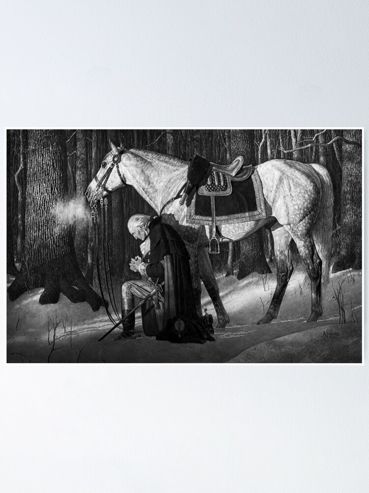 George Washington A Prayer at Valley Forge